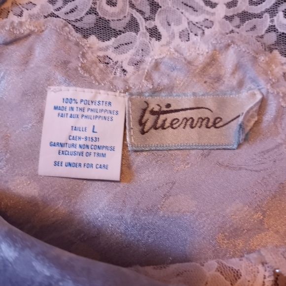 NWT VTG Etienne Lingerie Nightgown Top - Picture 4 of 5